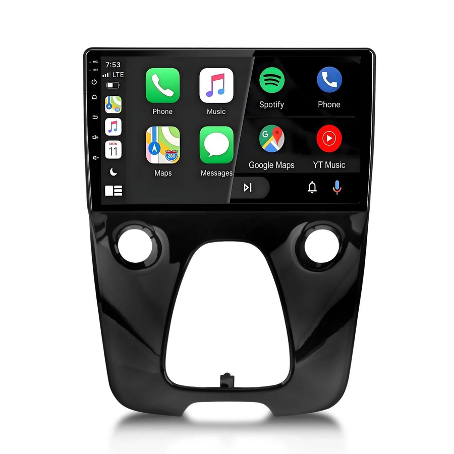Junsun Autoradio mit Bluetooth und GPS für Peugeot 108, Citroen C1 und Toyota Aygo 2015 in Schwarz - Bild 2