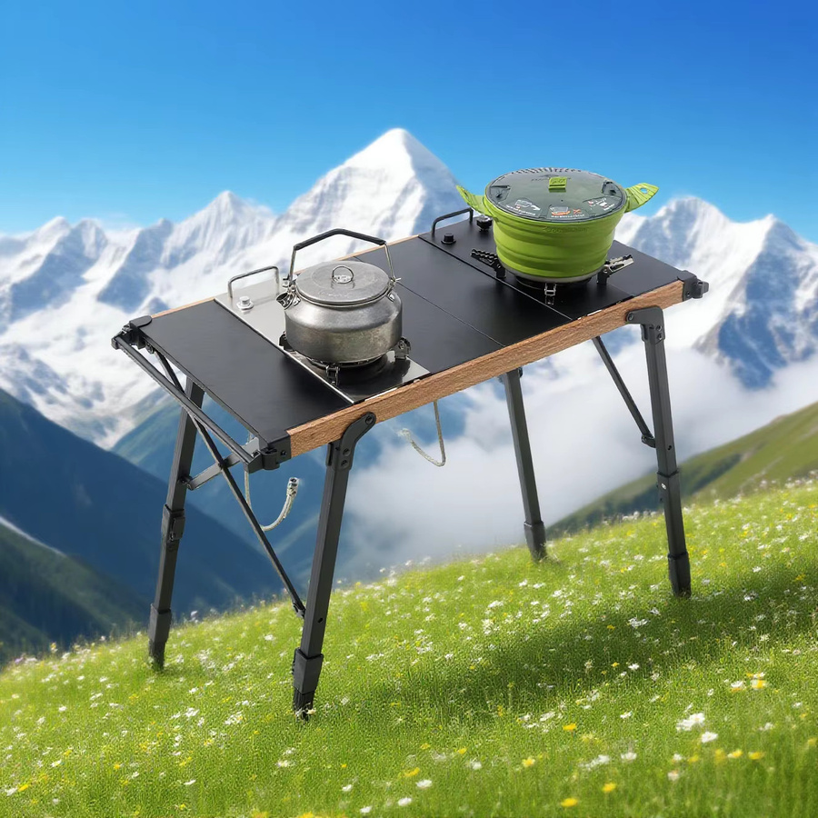 Pandatour IGT 0,5UNT Gasherd Outdoor Tischofen mit hoher Feuerkraft B/T/H: 36,0 x 36,0 x 12,5 cm - Bild 3
