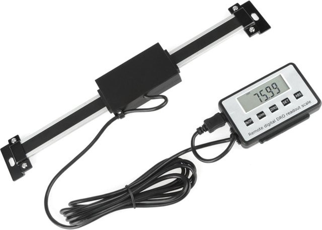 Neoglint Digitale LCD-Anzeige Skala für Fräsmaschinen und Drehbänke, 150 mm, Schwarz - Bild 1