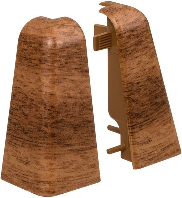 Living by Haro Außenecke Modern Nussbaum Dunkel Braun 2 Stück - Bild 1