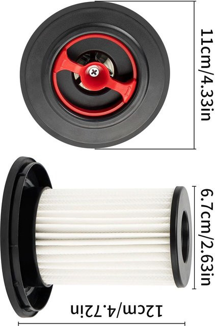 Bosch Staubsauger-Ersatzfilter 12036642/12023349 für Unlimited Gen2 8 Serie in Weiß - Bild 1