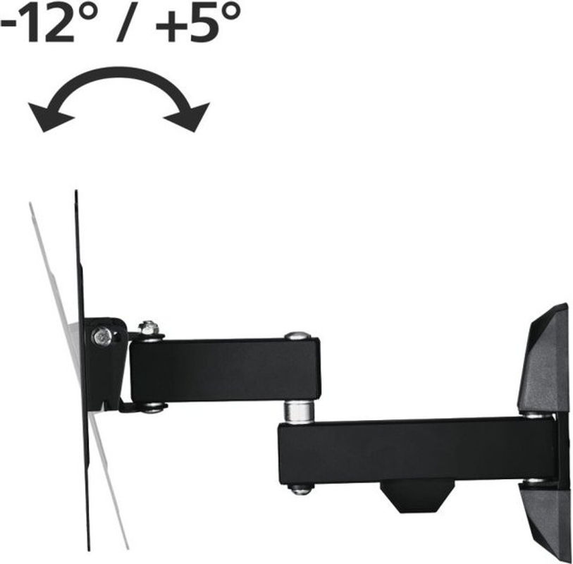 Hama TV-Wandhalterung FULLMOTION in Schwarz für 19 bis 48 Zoll mit VESA 200x200 mm und 2 Armen - Bild 2