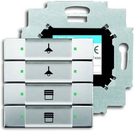 Busch-Jaeger Eingangsmodul Edelstahl Silber 6127/01-866 2CKA006117A0204 - Bild 1