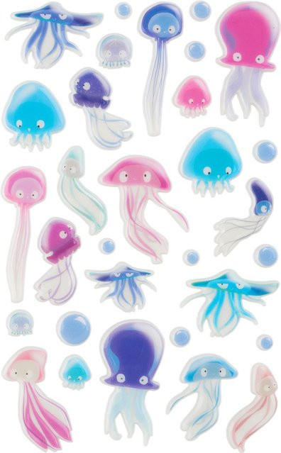 Epoxy-Sticker Quallen - Bild 1