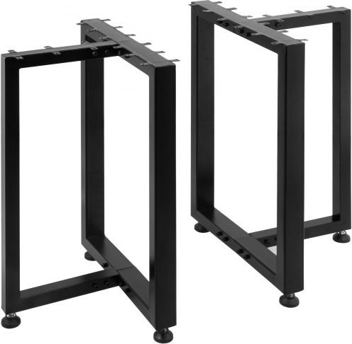 VEVOR Tischbeine aus Stahl in T-Form, 2er-Set, Schwarz Matt, Höhe: 25,4 cm - Bild 1