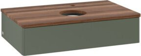 V&B Waschtischunterschrank Antao mit Beleuchtung in Lea Grey, B/T/H: 80 x 50 x 19 cm - Bild 1