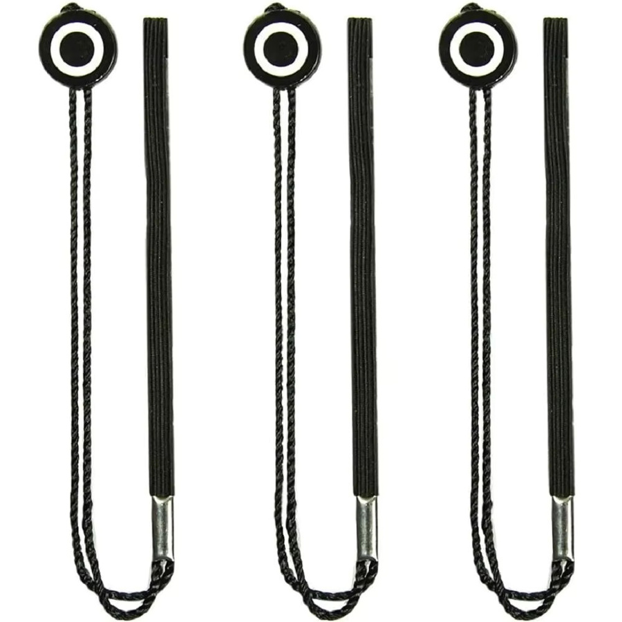Canon 3er-Pack Objektivdeckelhalter mit Leine und Mikrofaser-Reinigungstuch in Schwarz für DSLR-Spiegelreflexkameras - Bild 2