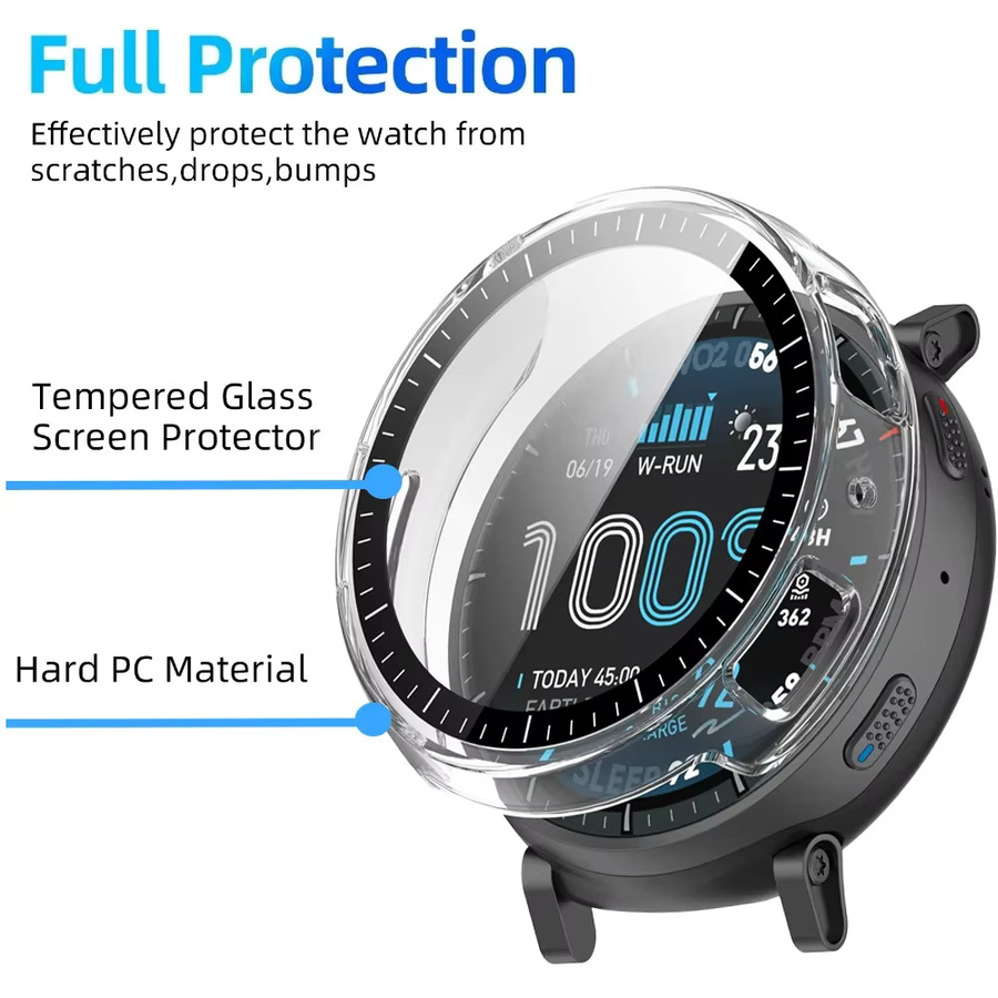 Schutzhülle Amazfit Active Max, Kunststoff, transparent - Bild 4