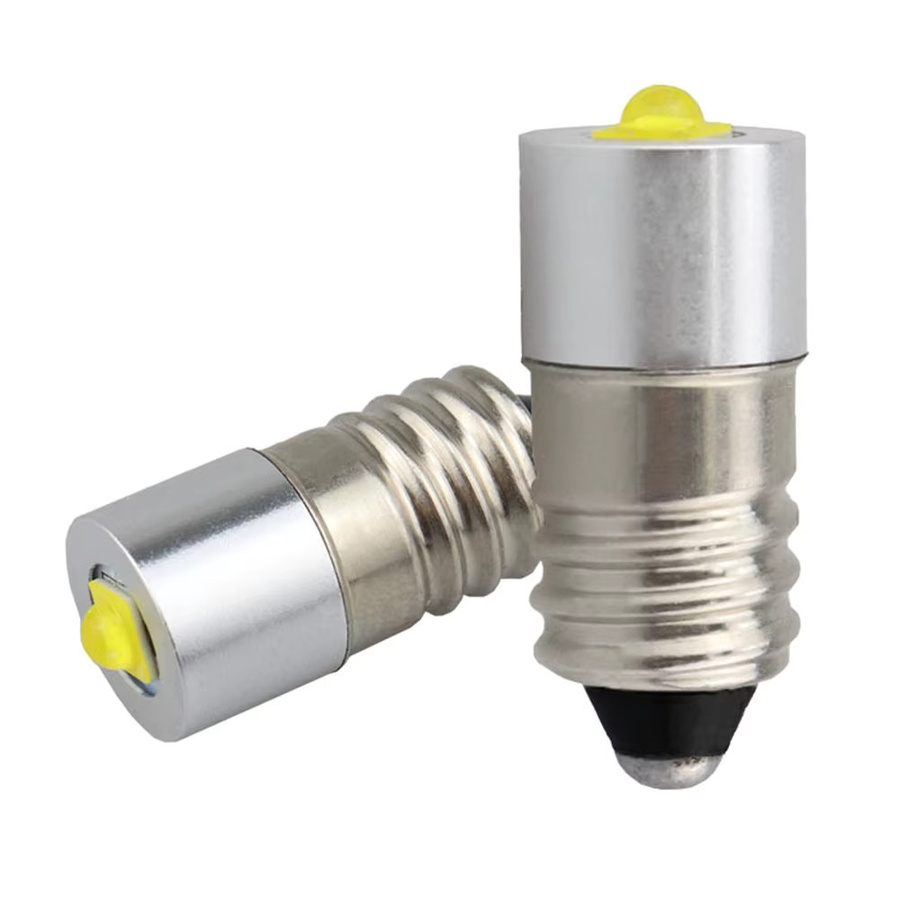 10 Stück JOYPJLIT LED-Taschenlampen-Glühbirnen 3 W in Weiß und Silber, P13,5S T10 BA9S, 3–12 V 6–24 V - Bild 2