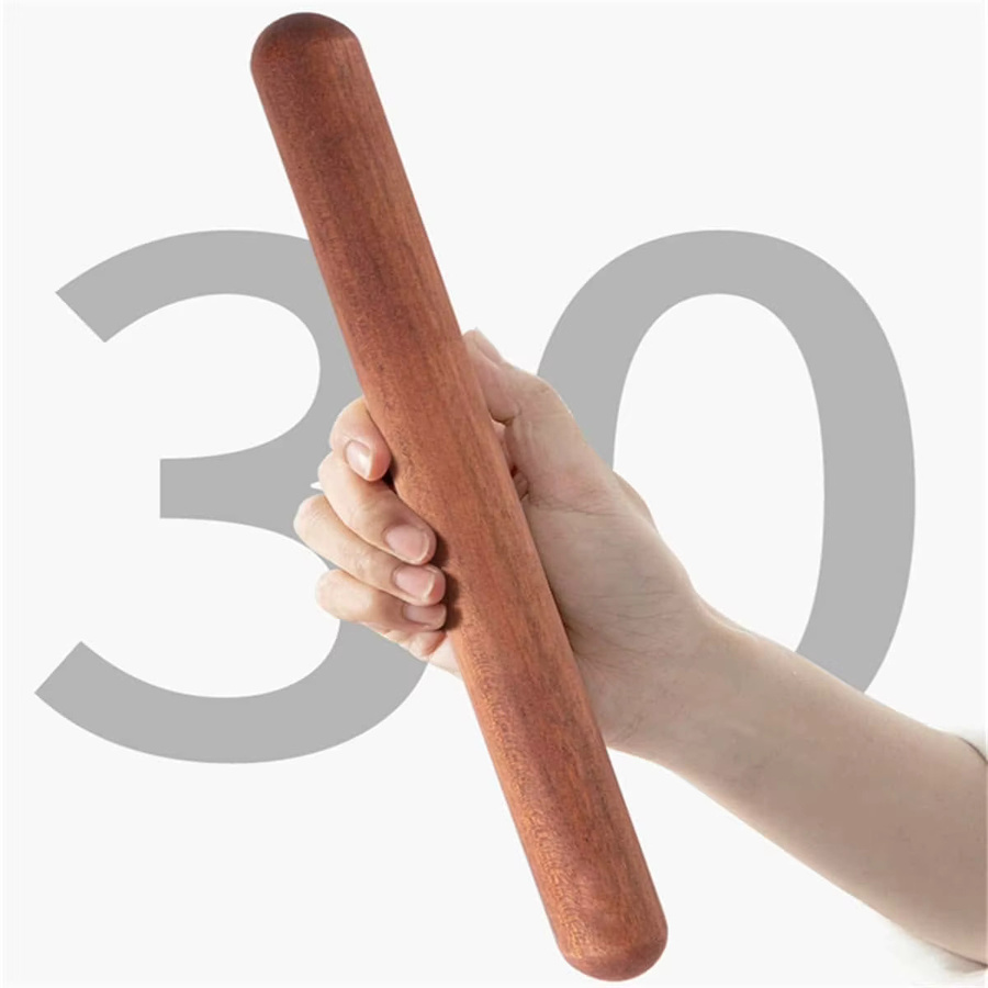 PGY Teigroller aus japanischem Ebenholz in Schwarz und Braun zum Backen und Dekorieren von Kuchen und Fondant - Bild 3