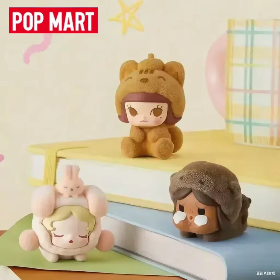 POP MART BEAN Pyjamas Drag Series Blind Box, Spielzeug Puppe, Niedliche Figur - Bild 1