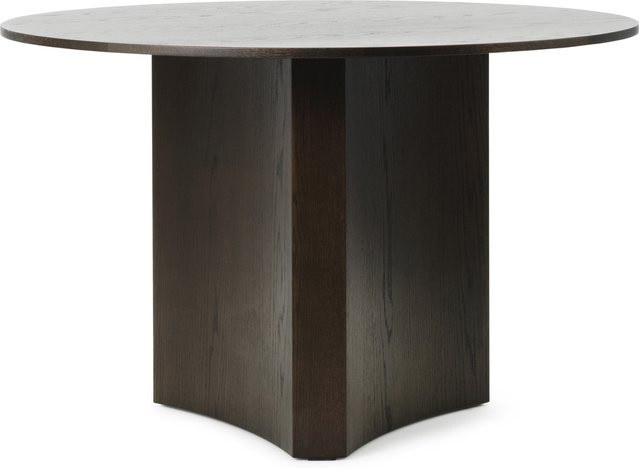 Normann Copenhagen Esstisch mit runder Tischplatte aus Eichenfurnier in Braun - Bild 1