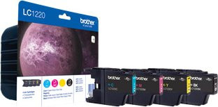 Brother LC1220 ValuePack Tintenpatronen Set Schwarz, Cyan, Magenta, Gelb - Bild 1