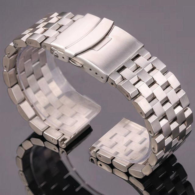 ChronoLink Uhrenarmband Edelstahl, Silber, Unisex - Bild 1