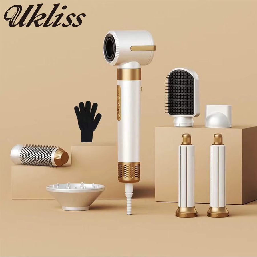 UKLISS 7-in-1 Haartrockner-Bürste, Unisex - Bild 2