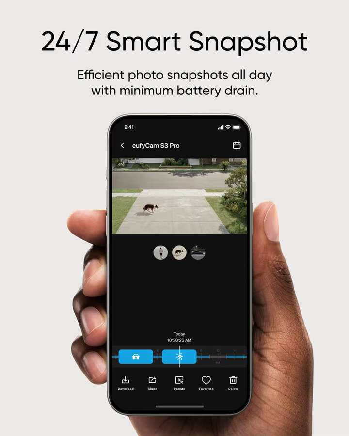 eufyCam S3 Pro 4 Kamera-Set, 4K kabellose Solar-Außenüberwachungskameras in Weiß mit MaxColor Nachtsicht, Forever Power 2.0, Gesichtserkennung KI und erweiterbarem lokalem Speicher - Bild 4