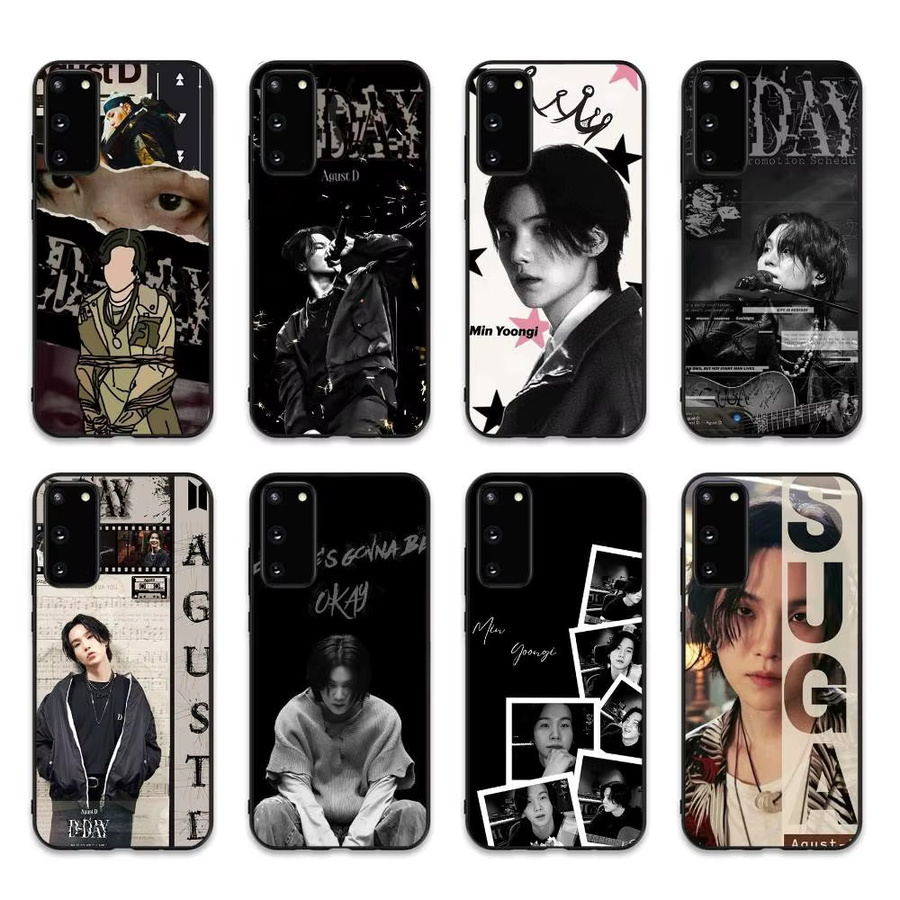 Singer A-Agust D S-SUGA Handyhülle für Samsung Galaxy S24 Ultra, S23, S22, S21, S20, S24 FE, S20 Lite, S21 FE, S22 Ultra 5G, Multicolor - Bild 4