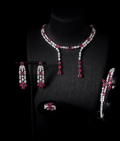 IN JEWELIFE Schmuckset, Halskette, Zirkonia, Silber