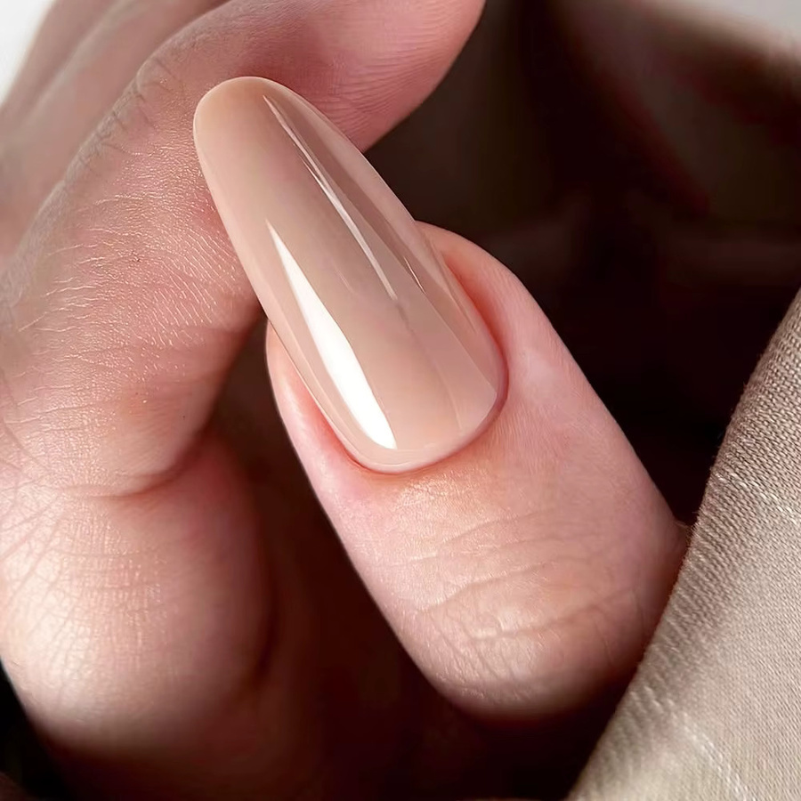 Jillnails Aufbaugel Nagellack, Braun, Glänzend, HEMA- und TPO-frei - Bild 2