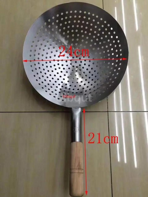 Edelstahl-Sieb Seiher von Yiran Furniture in Silber, rund, Durchmesser: 24 cm - Bild 1