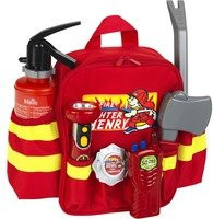 Theo Klein Fire Fighter Henry Feuerwehr-Rucksack aus Polyester für das Rollenspiel - Bild 1