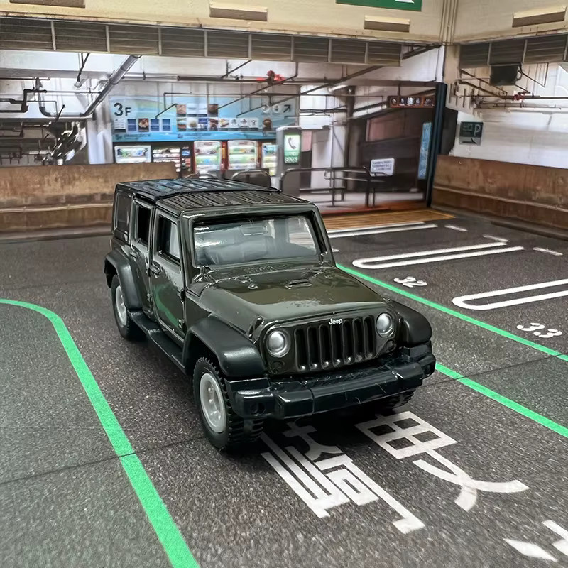 TOMY Wrangler Geländewagen, Legierungsauto, Metall, Jeep - Bild 3