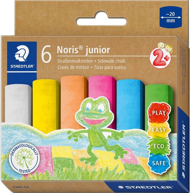 Noris Straßenmalkreide Junior Set in Mehrfarbig - Bild 1