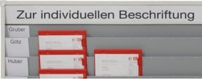 Eichner Indexstreifen für Plantafel in Weiß - Bild 1