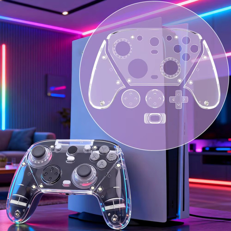 GameSir G7 Pro Gaming Controller Magnetisches PC Panel Ersatz Transparent und Weiß - Bild 4