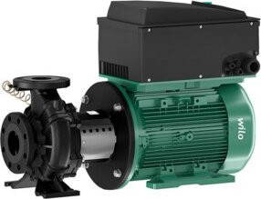 Wilo Trockenläufer-Energiespar-Einzelpumpe BL-E40/115-4/2-R1 in Grün, DN65, DN40, 4kW, 4.8kW - Bild 1
