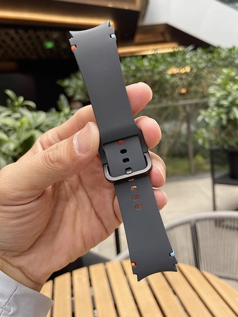 Samsung Uhrenarmband Silikon, Schwarz, Unisex - Bild 1
