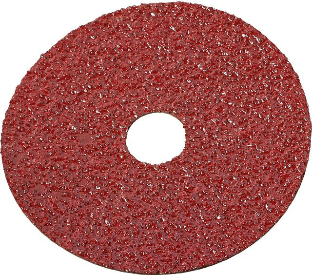 LUX-TOOLS Fiberscheibe für Metall, rot, Durchmesser: 115 mm, Körnung 24 - Bild 1