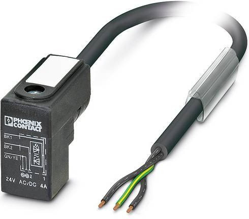 Phoenix Contact SAC-3P-10,0-PUR/CI-1L-Z Steckverbinder in Schwarz und Grau - Bild 1