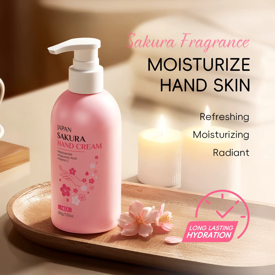 LAIKOU Japan Sakura Handcreme, 200g - Bild 2