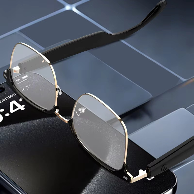 Xiaomi AI Smart Brille mit HD Kamera, ChatGPT Sprachassistent, Bluetooth für Anrufe, Navigation und wasserdichtes Design in Schwarz und Gold - Bild 5