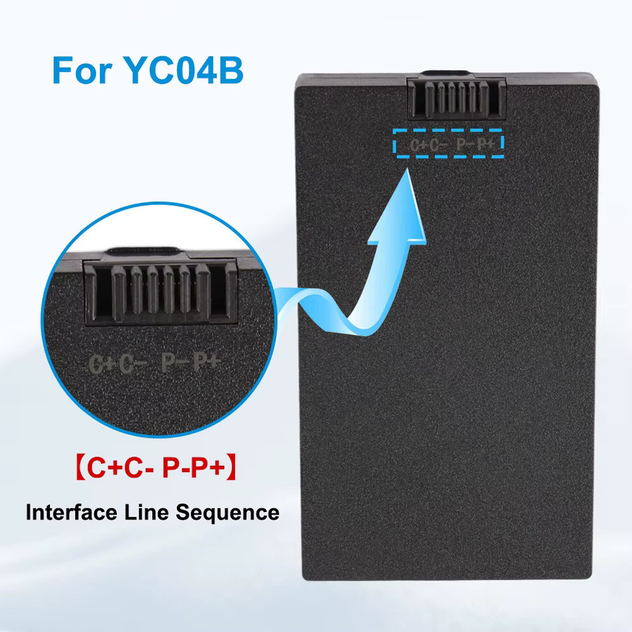 KingSener Ersatzakku YC04B für intelligentes Türschloss, 4200 mAh, 7,4 V, 31,08 Wh, Schwarz - Bild 3