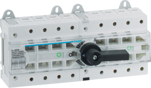 Hager Lastumschalter HI403R 4polig 63A 690V in Weiß - Bild 1