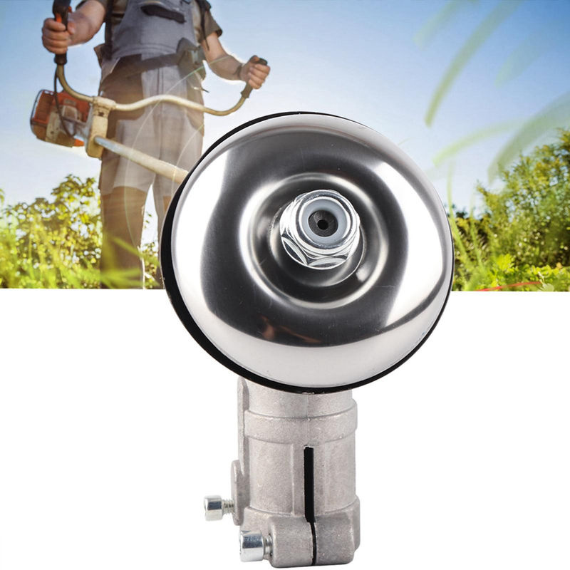 Kkmoon Getriebekopf für Rasentrimmer und Freischneider aus Aluminiumlegierung und Stahl, Farbe: Silber, Durchmesser: 28 mm, 9 Zähne - Bild 4