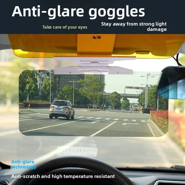 zhengyuhan Clip-on Sonnenblende Schutzbrille, yellow - Bild 1