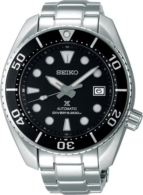 Seiko Armbanduhr Prospex Diver, Automatik, Edelstahl, Schwarz, 44 mm, Herren - Bild 1