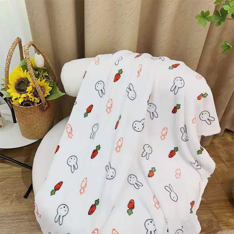 Miffy Flanell-Steppdecke in Weiß für Babys und Studenten - Bild 2