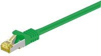 Goobay Patchkabel RJ-45 SFTP Cat 7 Ethernet LAN Kabel Grün, Länge: 2,0 m - Bild 1