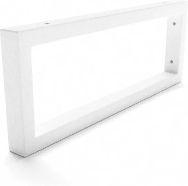 HEVVA Waschtischhalterung RHEIN Weiß Matt, H: 15 cm, T: 40 cm - Bild 1