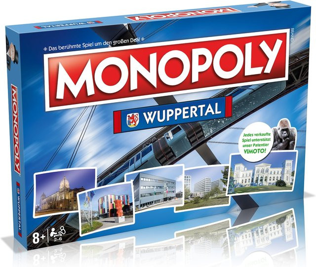 Winning Moves Monopoly Wuppertal, Brettspiel, ab 8 Jahren - Bild 1
