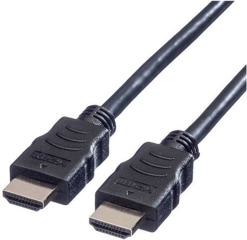 Value HDMI Anschlusskabel 4K UHD, geschirmt, Schwarz, Länge: 5,00 m - Bild 1