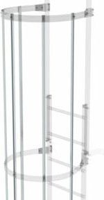 MUNK Rückenschutzstrebe aus Aluminium in Silber - Bild 1