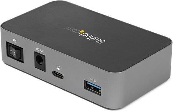 StarTech.com HB31C3A1CS 4-Port USB-C Hub mit 3x USB-A und 1x USB-C, 10 Gbit/s, schwarz-grau - Bild 1