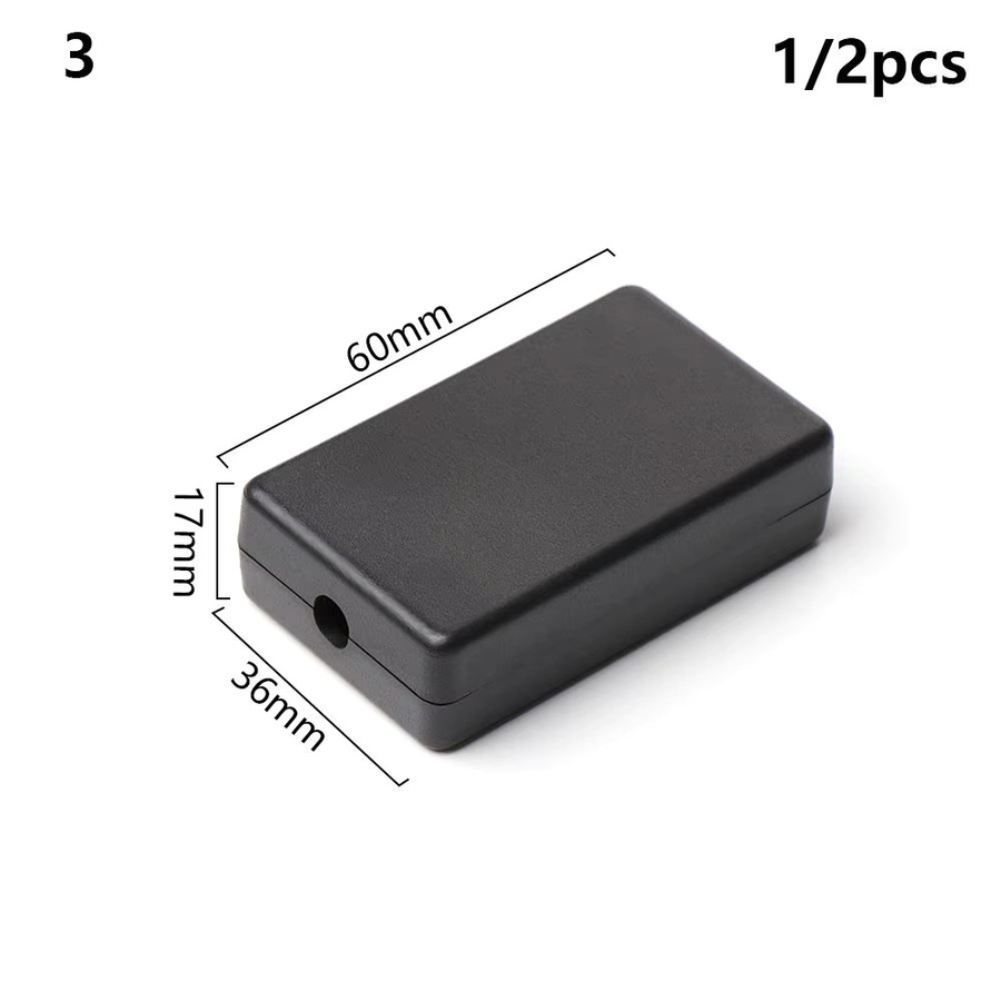 Wasserdichte DIY ABS Kunststoff Projektbox Gehäuse in Schwarz für elektronische Instrumentenkoffer - Bild 2
