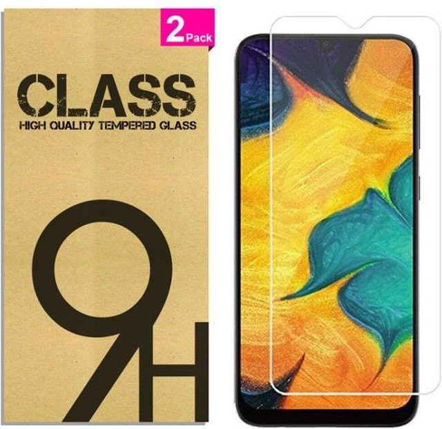 2er-Pack Displayschutzfolie aus gehärtetem Glas für Samsung Galaxy M10, 6,22 Zoll, transparent - Bild 1