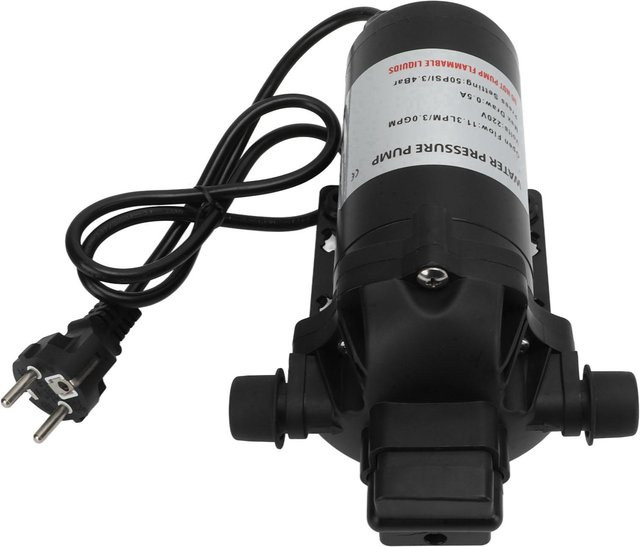 Aimo Wasserdruck-Membranpumpe selbstansaugend in Schwarz für Auto, Wohnmobil, Yacht und Marineboot mit 11,3 LPM und 50 PSI - Bild 1